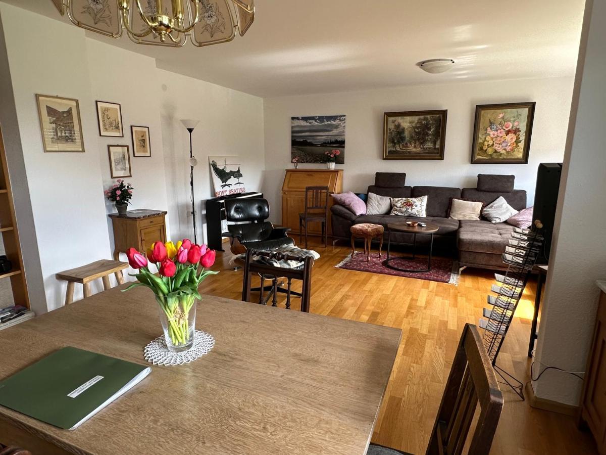 Ferienappartment mit Homeoffice, 2 Schlafzimmer mit Einzelbetten Weil am Rhein Exterior foto